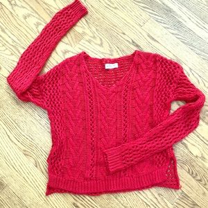 Hollister loose knit sweater